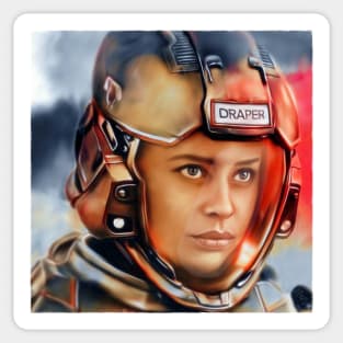 Bobbie in Goliath Armor Sticker